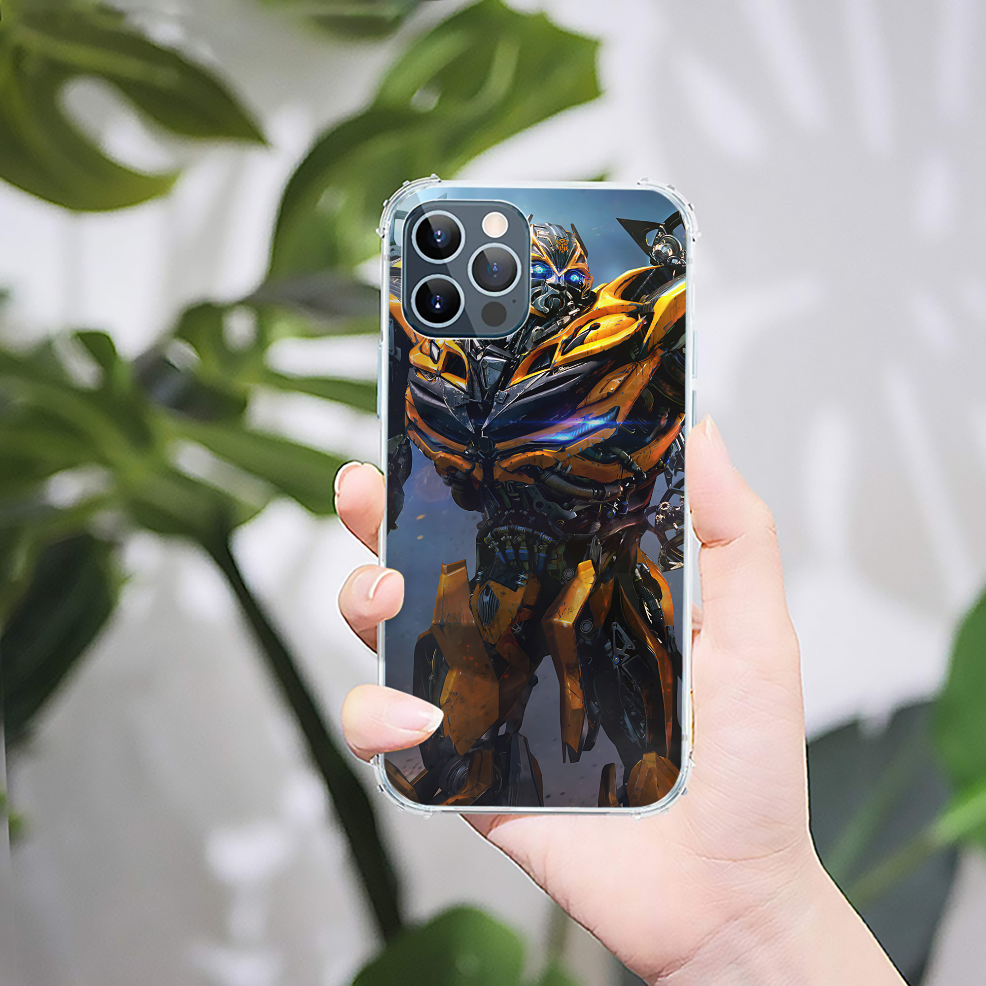 （画像用） Transformers トランスフォーマー 【iPhone 12シリーズ対応】透明スマホケース（クリアソフトケース）